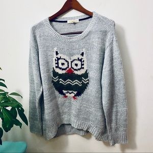 Rewind Round Neck Knit Sweater size XL